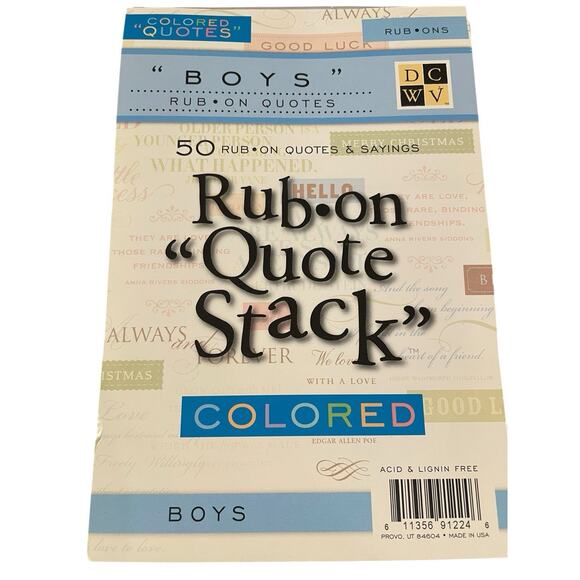 Vintage Rub on Transfer Lot 5 Crarft Smash Pads Scrapbooking Journaling - Picture 4 of 11